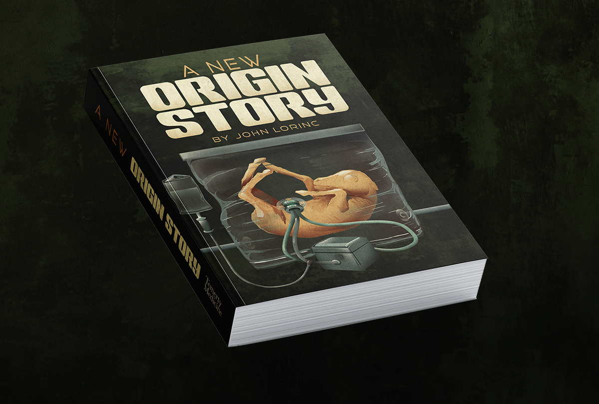 book cover with artificial womb