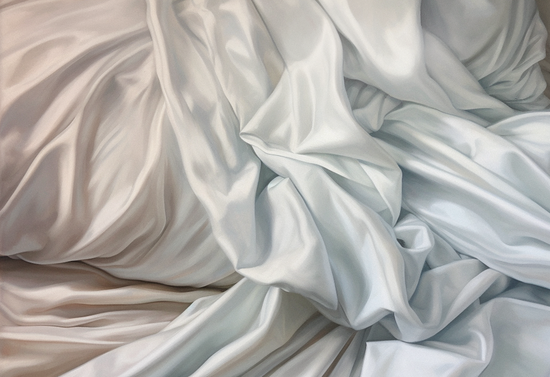 illustrated white bedding