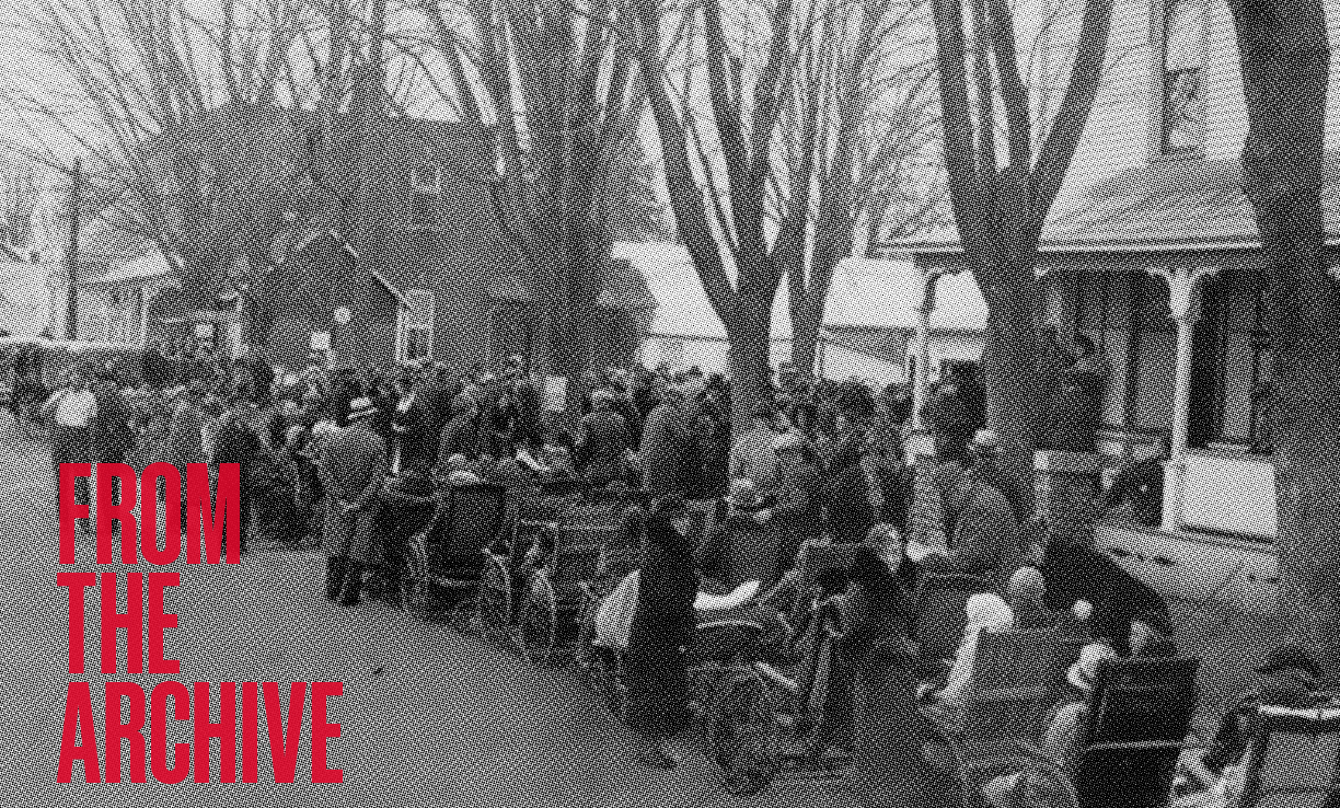 Patients lined up to see Dr. Locke